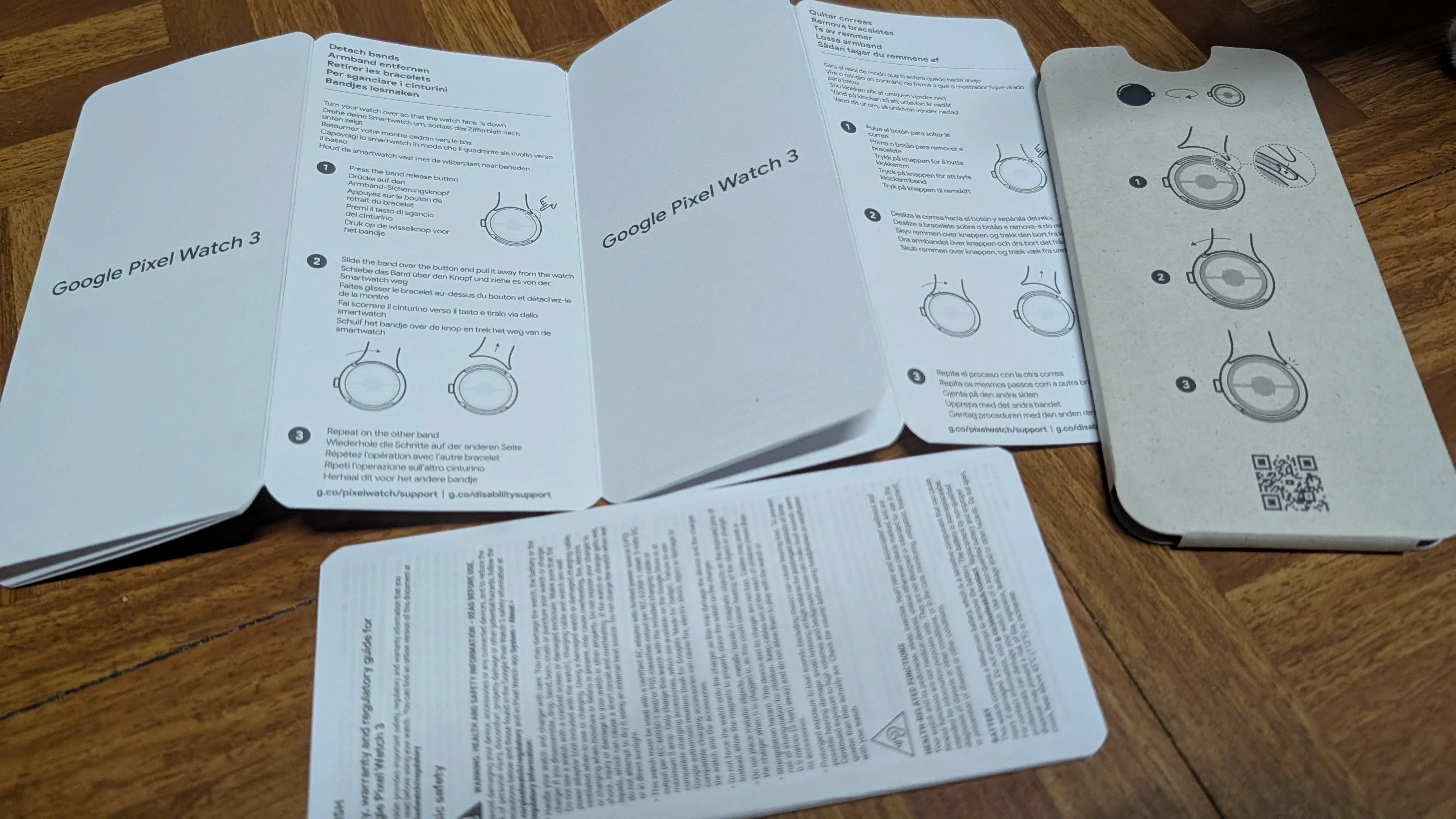 คู่มือและอุปกรณ์เสริม Pixel Watch 3